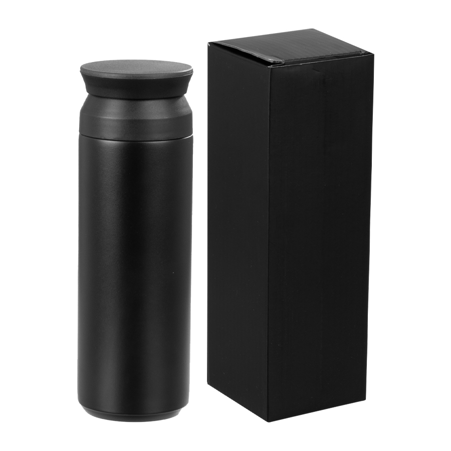 Termo doble pared de acero, con termómetro digital 