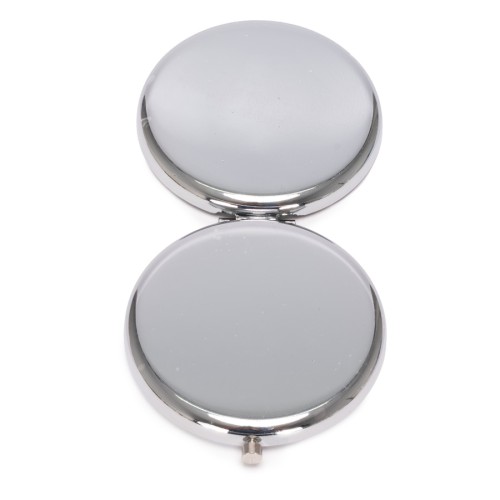 Espejo metálico doble con aumento 